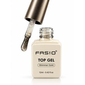 Fasio 12ML shimmer gold top gél