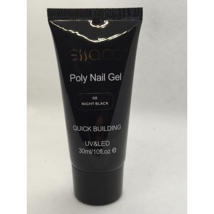 Essaco 30ml polygel - 08 night black
