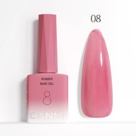 CANNI HEMA FREE Rubber Base Gel - 9 ml - X08 Dark Pink