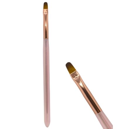 Essaco pink apró csillámos ecset - ovális 