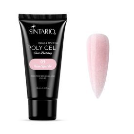 Sintario Diamond 30ML acryl gél - 03 Rose Sparkle 