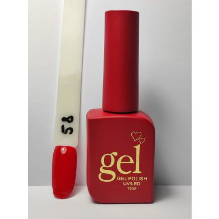 Gel  UV/LED 15ML gél lakk - 58