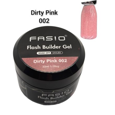 Fasio Flash építő zselé - 002 Dirty Pink 