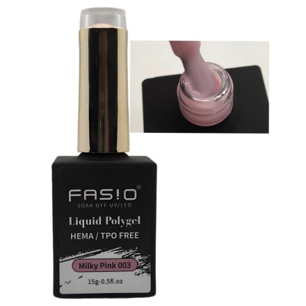 Fasio Liquid Polygel - 003 Milky Pink