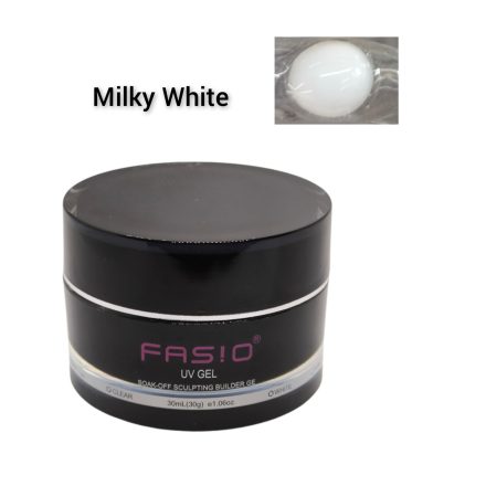 Fasio 30ML építő zselé - Milky White 