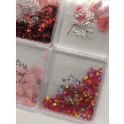 Essaco vegyes díszítő szett - PIROS