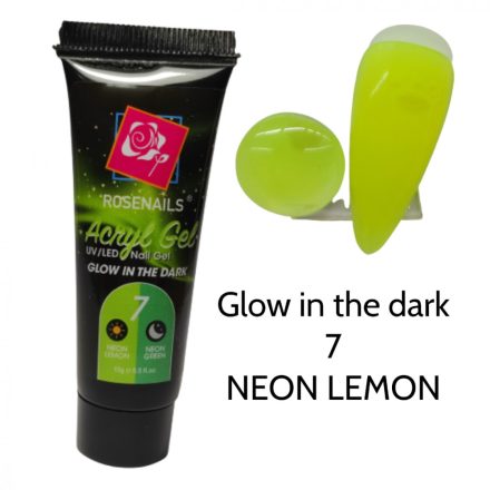 Rosenails 15g Glow in the dark - 7 neon lemon