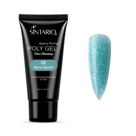 Sintario Diamond 30ML acryl gél - 08 Mermaid Sparkle 