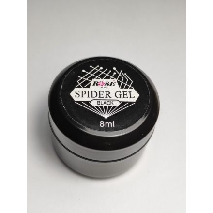 Rosenails 8ml spider gél - fekete