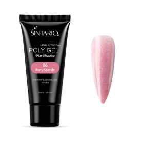 Sintario Diamond 30ML acryl gél - 06 Berry Sparkle 