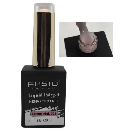 Fasio Liquid Polygel - 008 Cream Pink