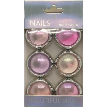 BeautifulNail - 6db-os mirror por szett