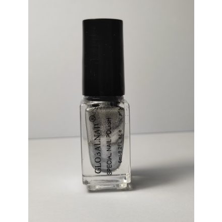 GLOBALNAIL NYOMDA LAKK 6ML - EZÜST 