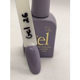 Gel  UV/LED 15ML gél lakk - 26