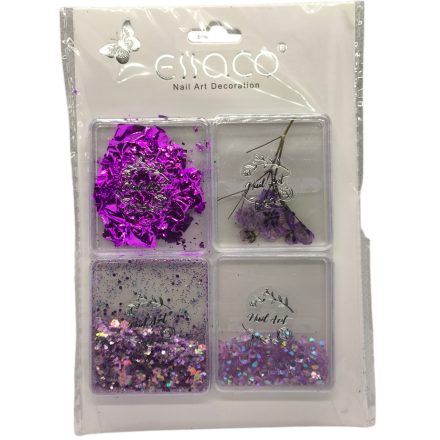 Essaco vegyes díszítő szett - LILA