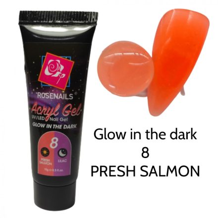 Rosenails 15g Glow in the dark - 8 presh salmon